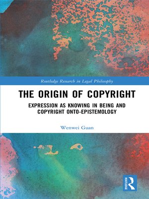 cover image of The Origin of Copyright